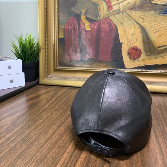 Rare: Authentic Discontinued Prada Lambskin Cap - Picture 2 of 6